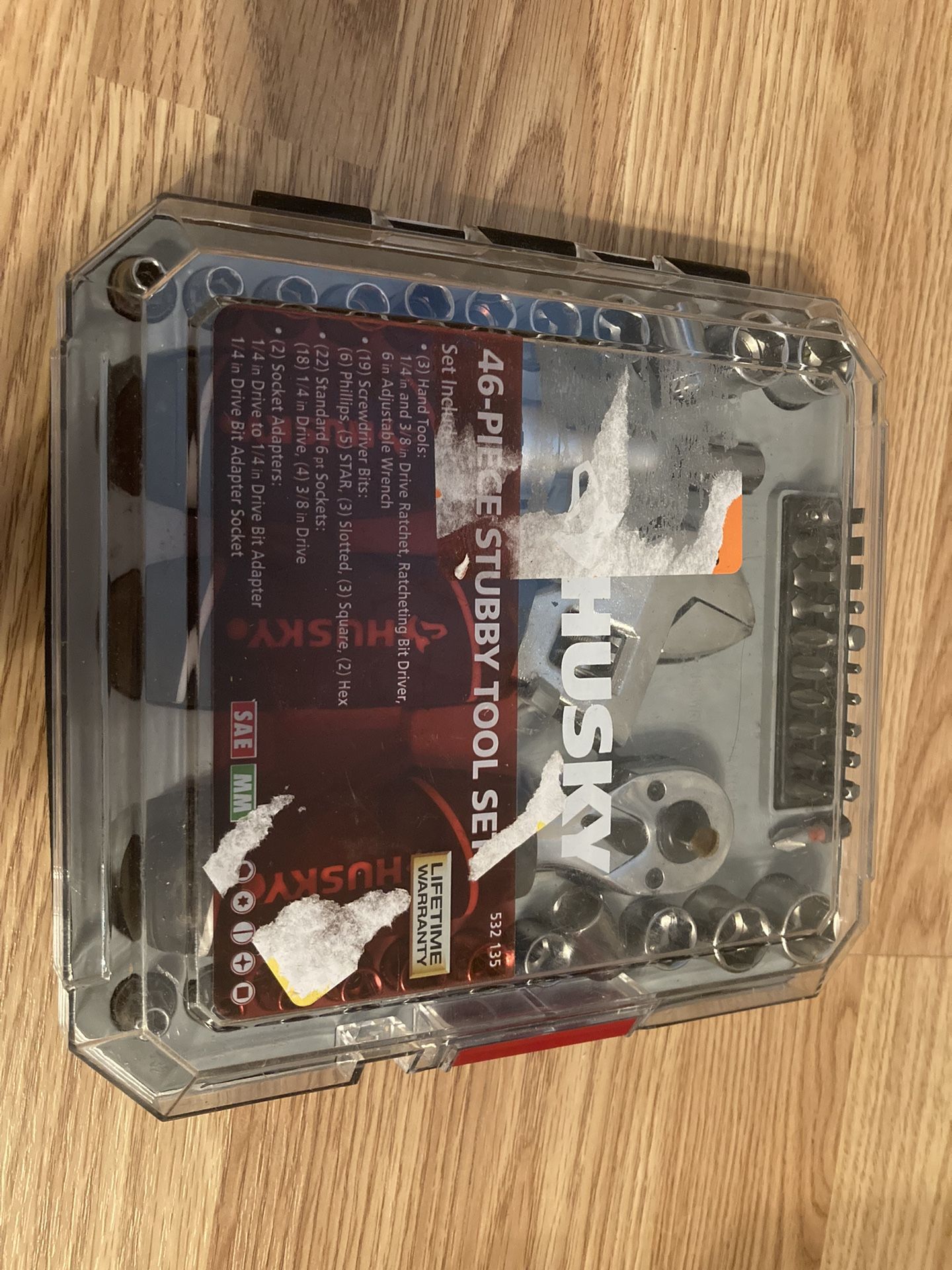 Husky 46 piece sale stubby tool set