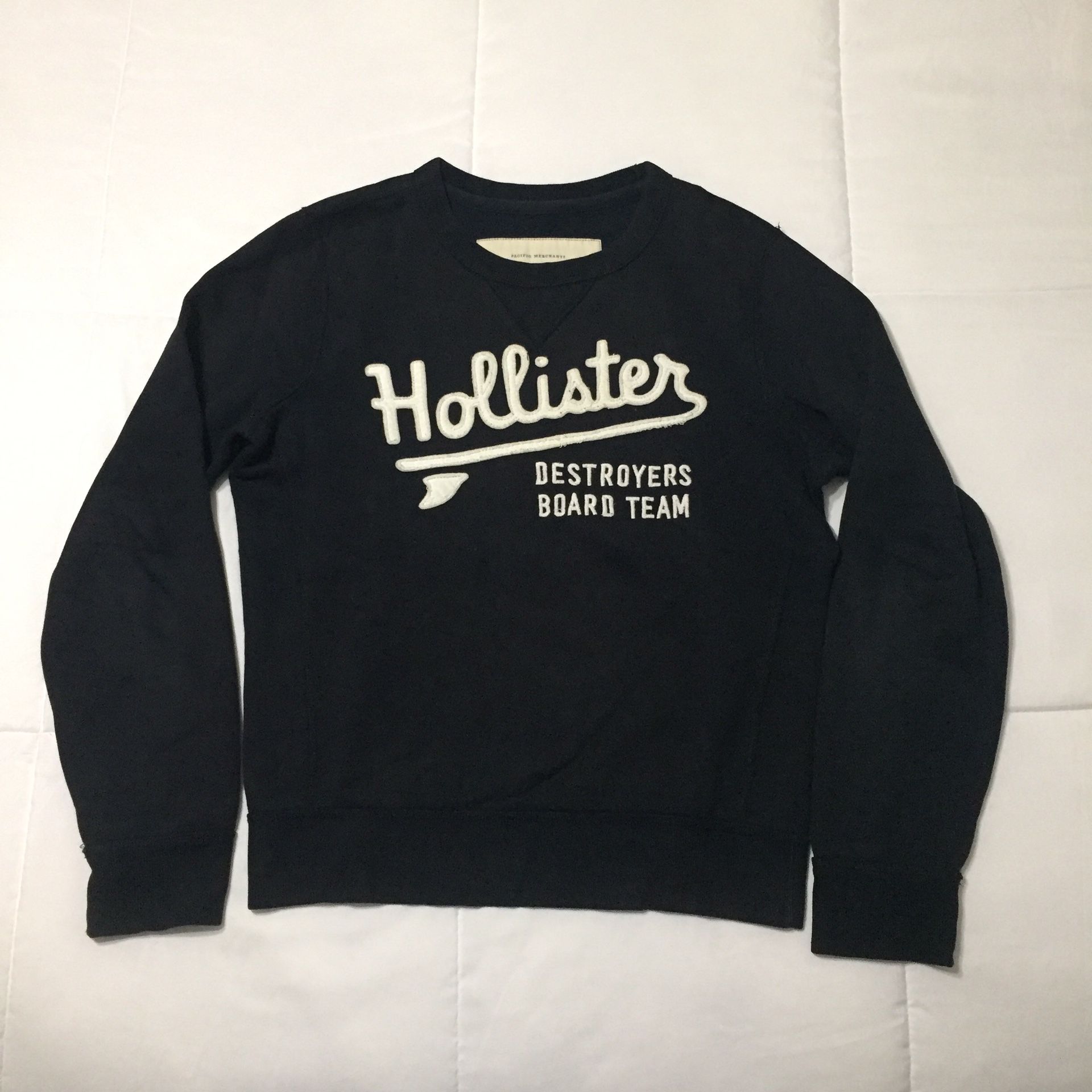 Hollister Sudadera Azul Marino.