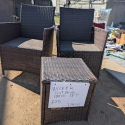 Wicker Patio Set