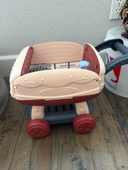 Kids Toy Kitchen and Grill Cart