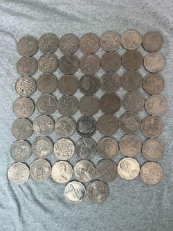 Australian coins (50 cents ) 51 pieces