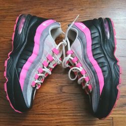 Pink & Grey  Nike 95 Air Max Womens 8 Kids 7