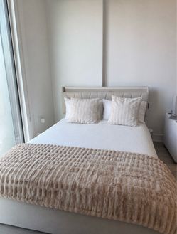 FULL SIZE BED FRAME AND MATTRESS W/ STORAGE