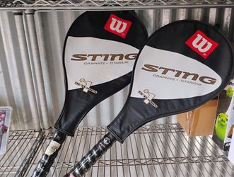 Pair of tennis rackets