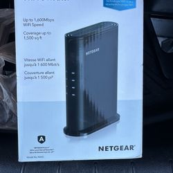 Netgear WiFi 6 Router AX 1600. 