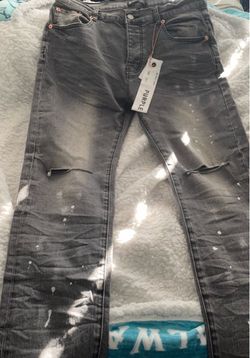 Purple jeans