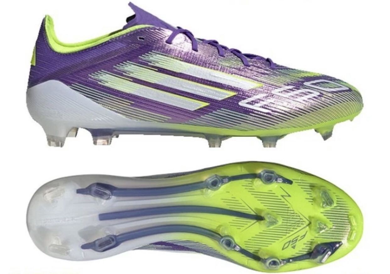 adidas Soccer Cleats F50 ELITE FG Purple Rush/Footwear White JH7(contact info removed) NEW!