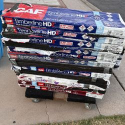 27 bundels of GAF roof shingles in Various Colors