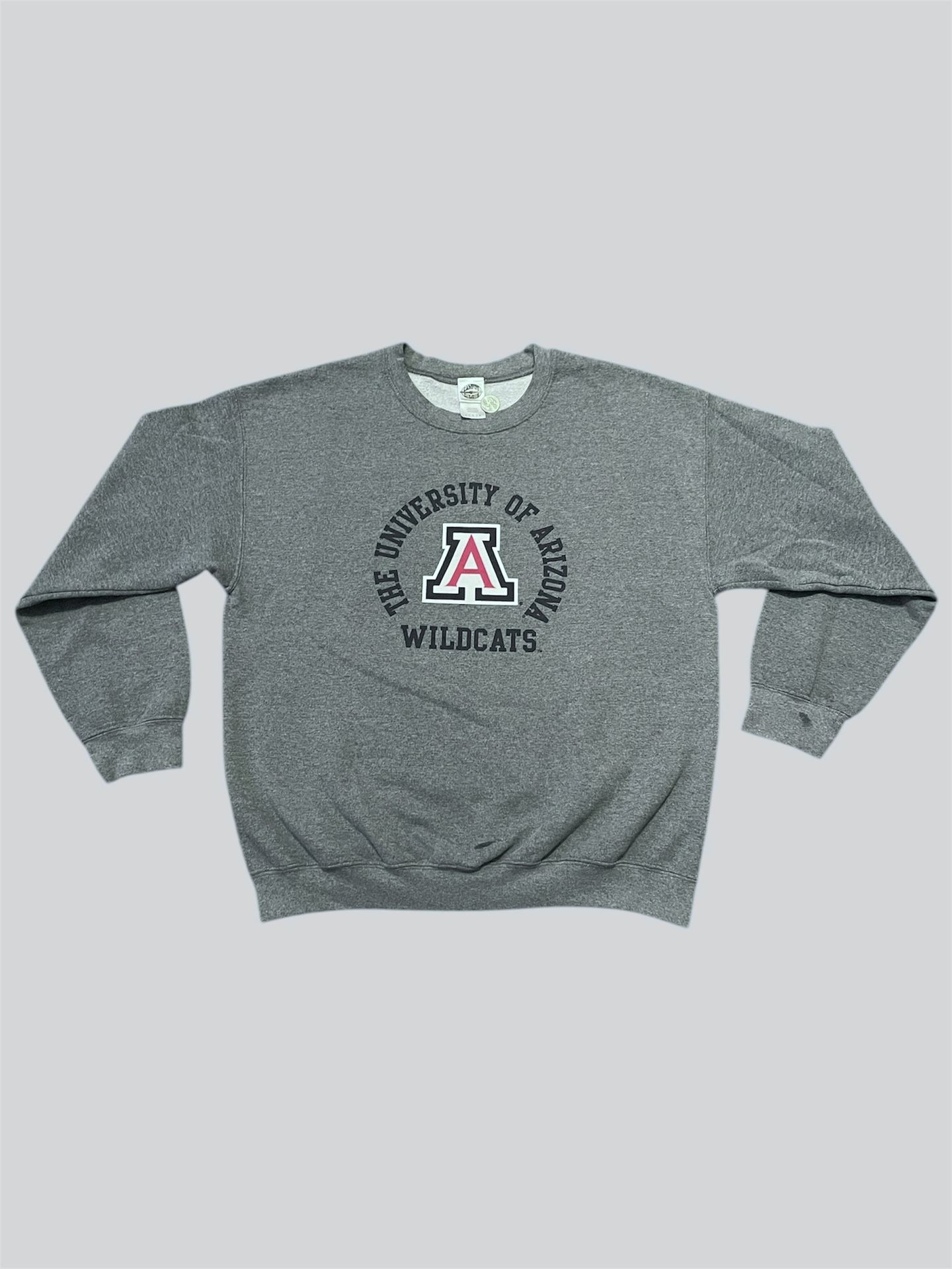 University of Arizona Wildcats dark heather gray college vintage crewneck sweatshirt Size Large