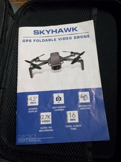 Skyhawk GPS foldable video drone