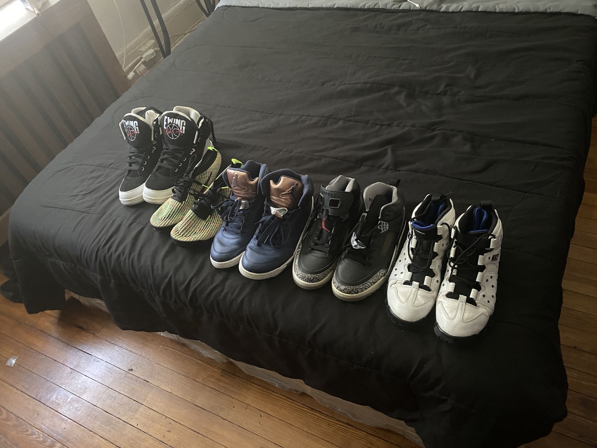 All 5 $150 Jordan’s Ewings Air Max Webbers Size 9