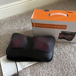 Pillow Massager With Hear Used ONCE working Good Is Ideal To Relief A Beck Pain 