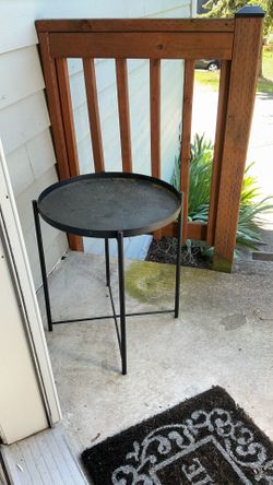 IKEA metal tray table