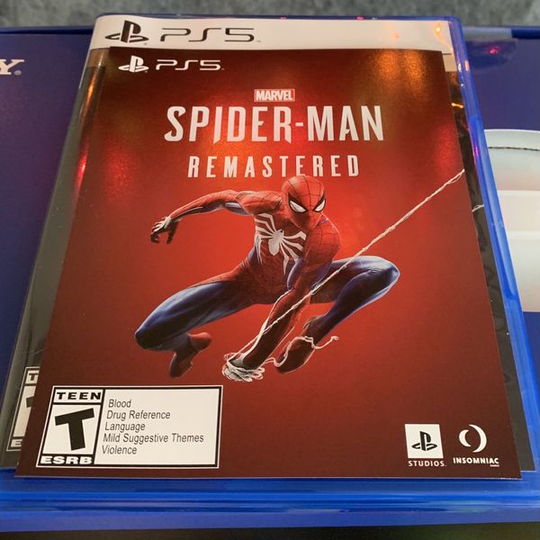 Digital Copy Of SpiderMan remastered For PlayStation 5 for Sale in