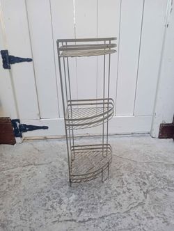 3-Tier Freestanding Corner Shelf