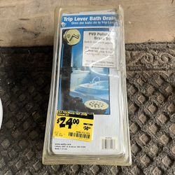 Bathtub Trip Lever Drain  Brass New