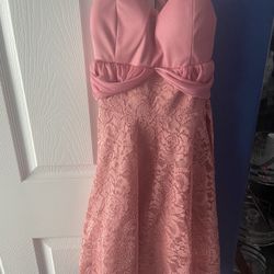 Pink Short Dress