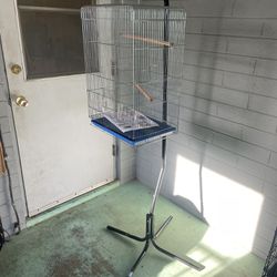 Bird Cage And Stand