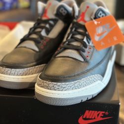 Air Jordan 3 Black Cement For Sale