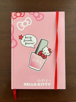 OPI x Hello Kitty Hardcover Notebook Journal