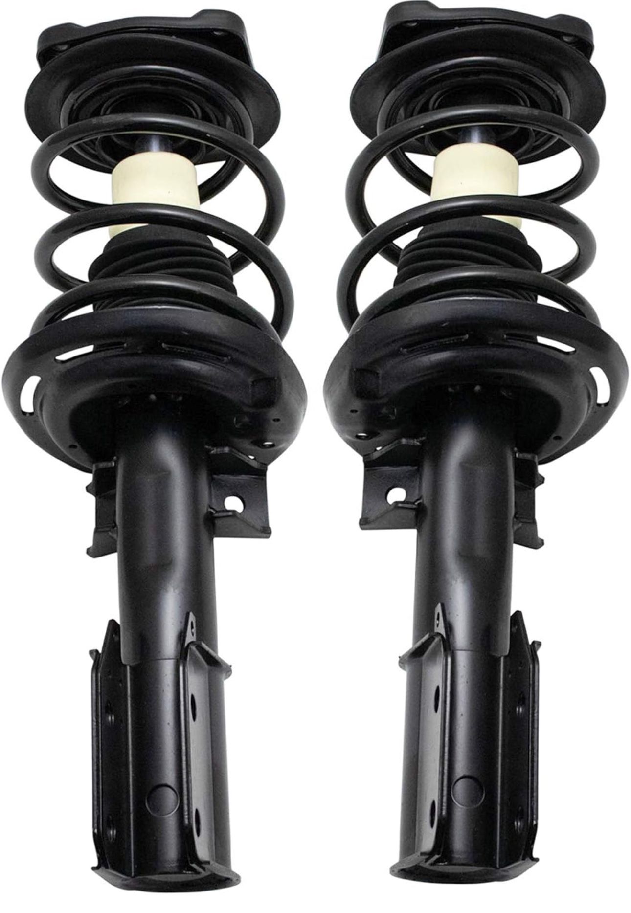 Set Of 2 TRQ Front Loaded Strut Spring Assembly Driver or Passenger for W204 4matic AWD SCA64461 Fits select: 2012-2014 MERCEDES-BENZ C, 2015 MERCEDES