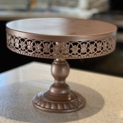 Rose Gold Cake Stand 12”