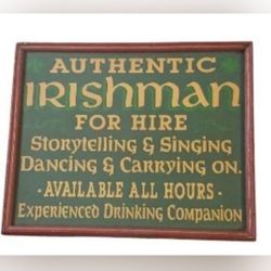 Authentic Irishman For Hire Picture