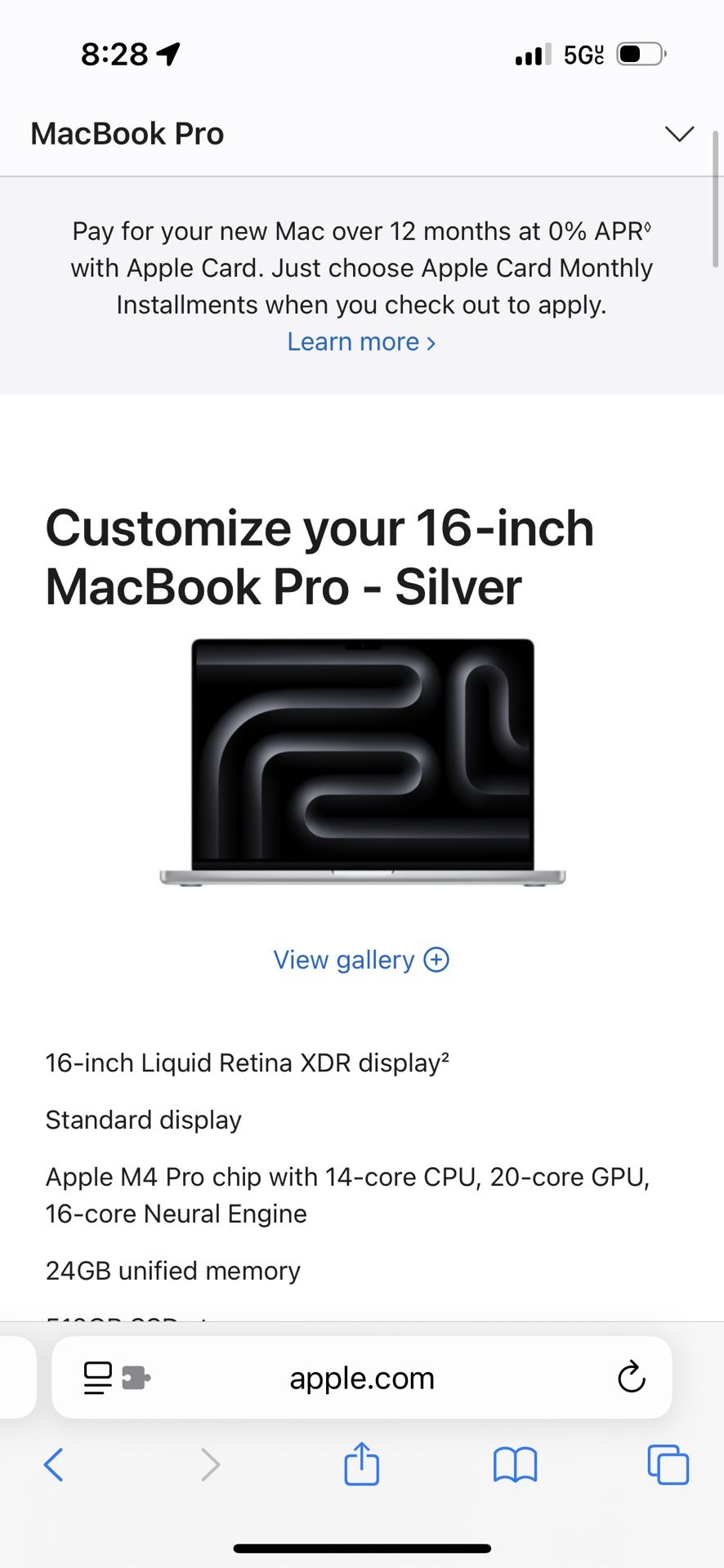 Brand New Mac Book Pro 16”