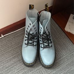 Baby blue Platform Doc Martens - Like new