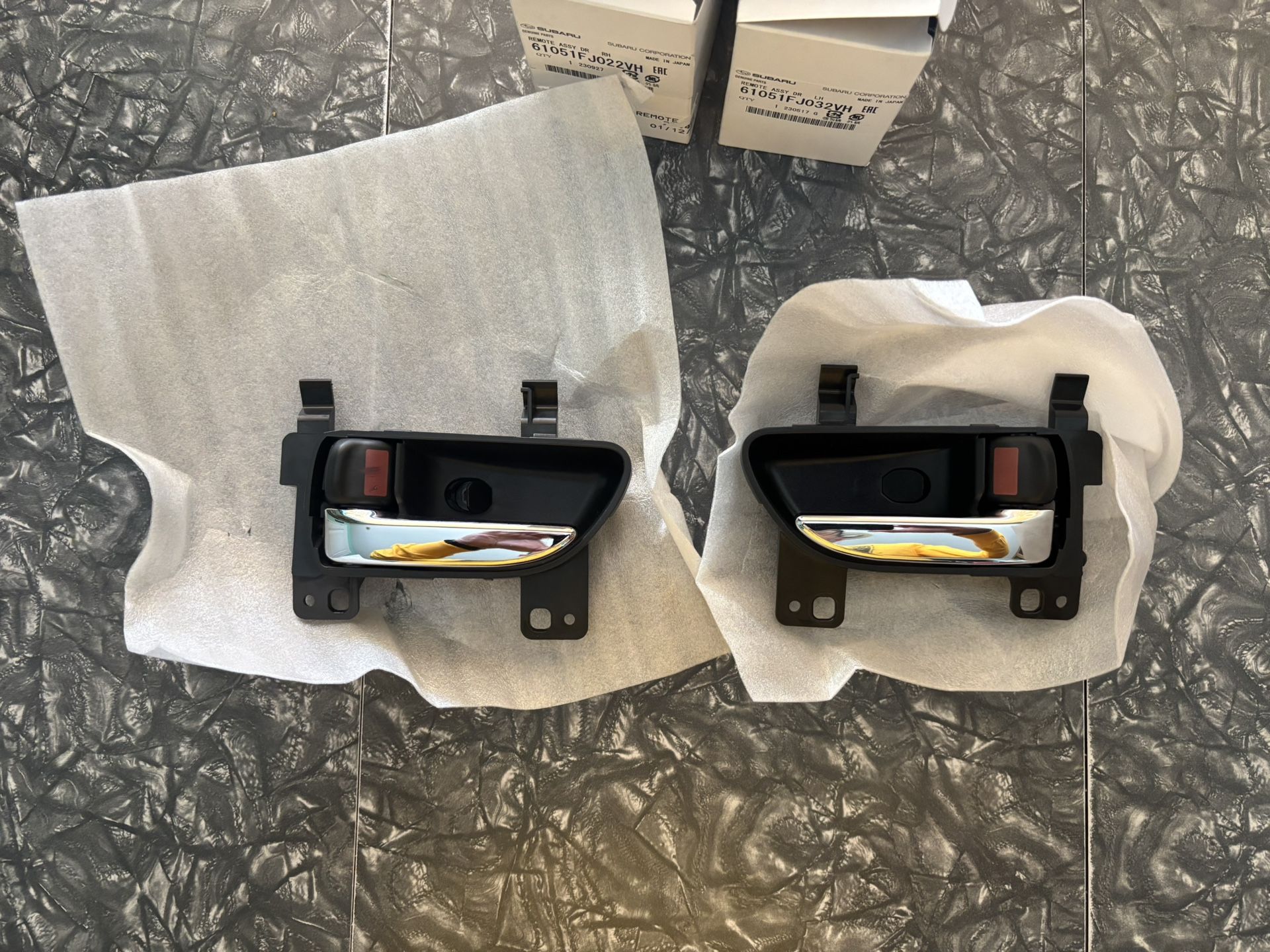 Genuine Subaru Interior Door Handles For Remote doors (Impreza, Forester, Crosstrek)