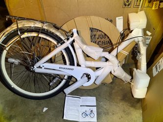 Dakando Cruiser Bicycle White 26inch