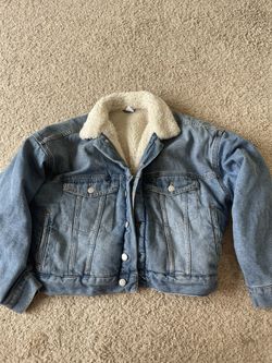 Cropped Denim Jacket Womens