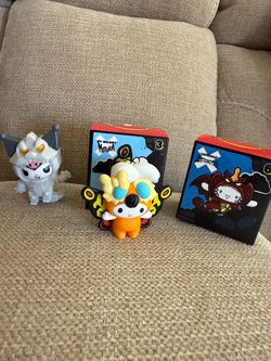 McDonald's Sanrio x Godzilla Happy Meal Figures
