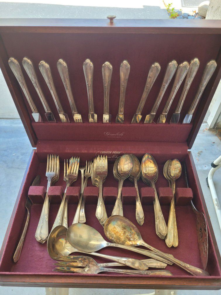 W.A.Roberts Silver Plated Flatware 
