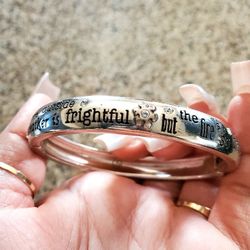 Designer Brighton Silver-tone Rhinestone Hinged Bangle Bracelet. Magnetic Close