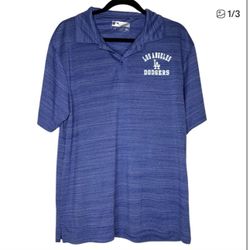MLB Genuine Merchandise Los Angeles Dodgers Polo Shirt Size Large