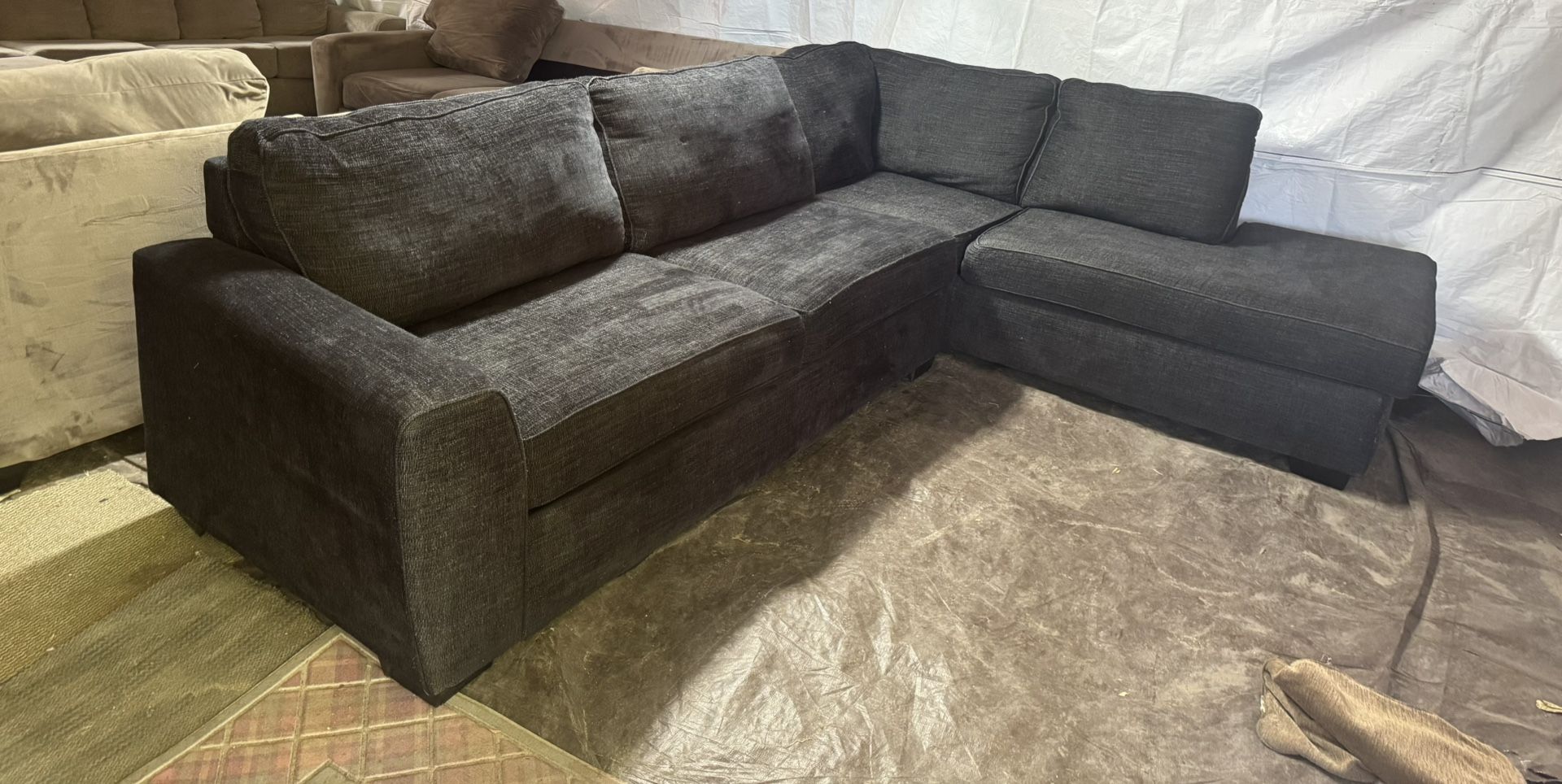 Black Couch Clean We Sell All The Time Delivery 40 Local
