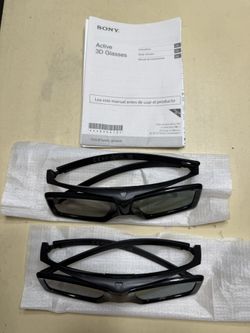  SONY. Active3D Glasses. ( 2 Pairs ) ( For $8. Both )