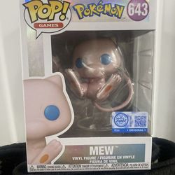 Pokémon Center Exclusive Pearlescent Mew Funko Pop