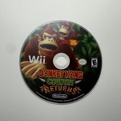 Donkey King Country Returns - Nintendo Wii (Disc-Only, Tested)