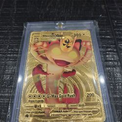 Gold Meow VMAX Pokémon