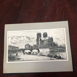 A Black And White Print Of Paris