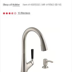 Kohler Malleco Touchless SS Faucet 
