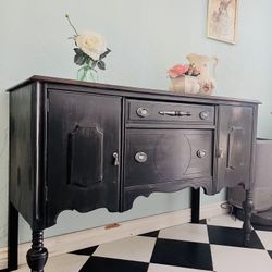 Antique Buffet Credenza Dresser Entry Table Etc 