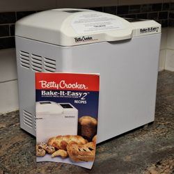 BETTY CROCKER BAKE-IT-EASY 2 BREAD & DOUGH MAKER [WITH MANUALS]