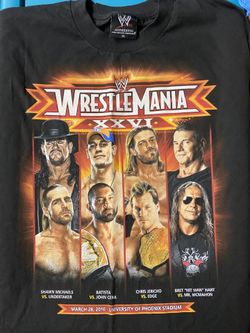 Wrestlemania t shirt wwe Wwf
