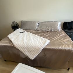 Full-Sized Mattress & Bedframe (Bought New - Used Only 6 Months)