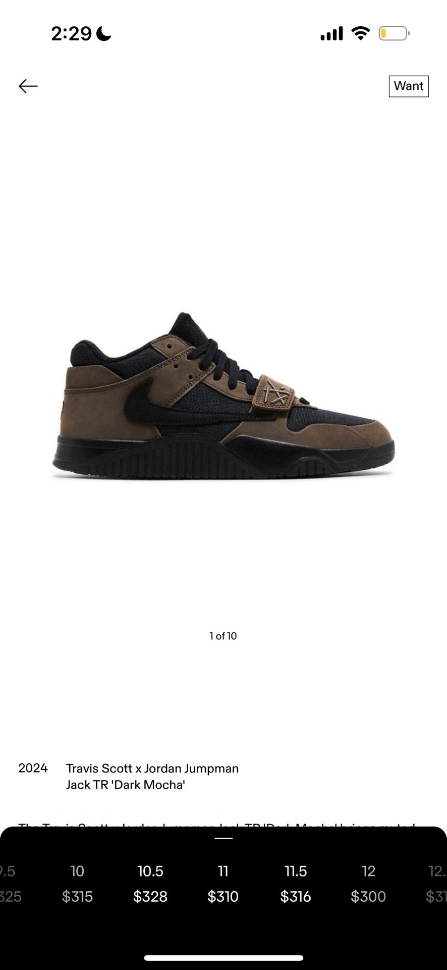 Travis Scott X Jordan Jumpman Jack Tr