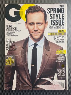 GQ Magazine Tom Hiddleston Spring Style Issue