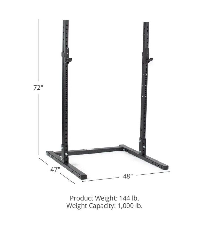 Titan T-3 Squat Rack with Spotter Arms